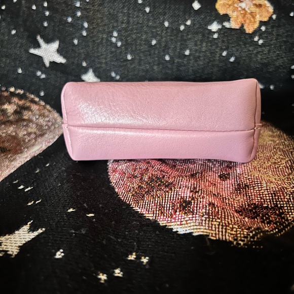 SOLD Portland Leather Goods VINTAGE PINK classic Luna Pouch - Picture 4 of 6